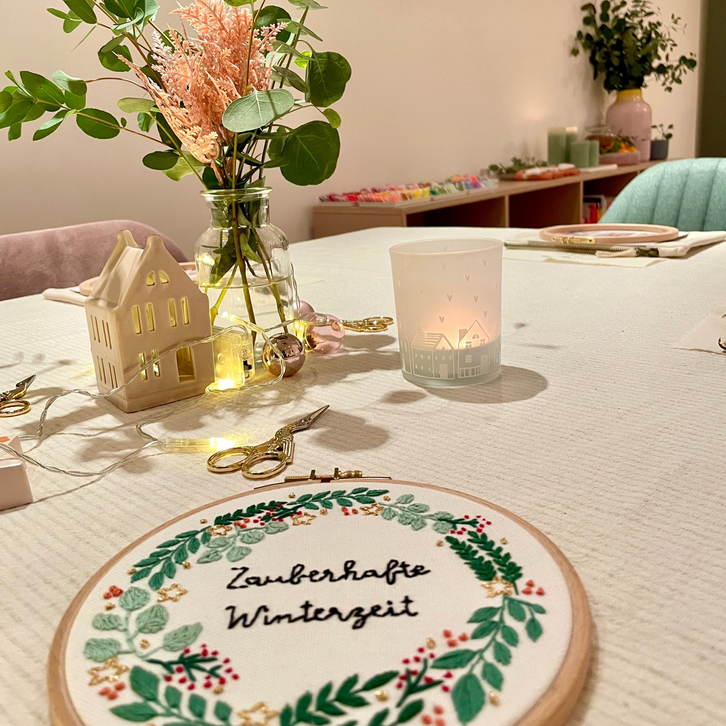 Das große Adventssticken in Düsseldof 30.11 - wir sticken Weihnachtsgeschenke