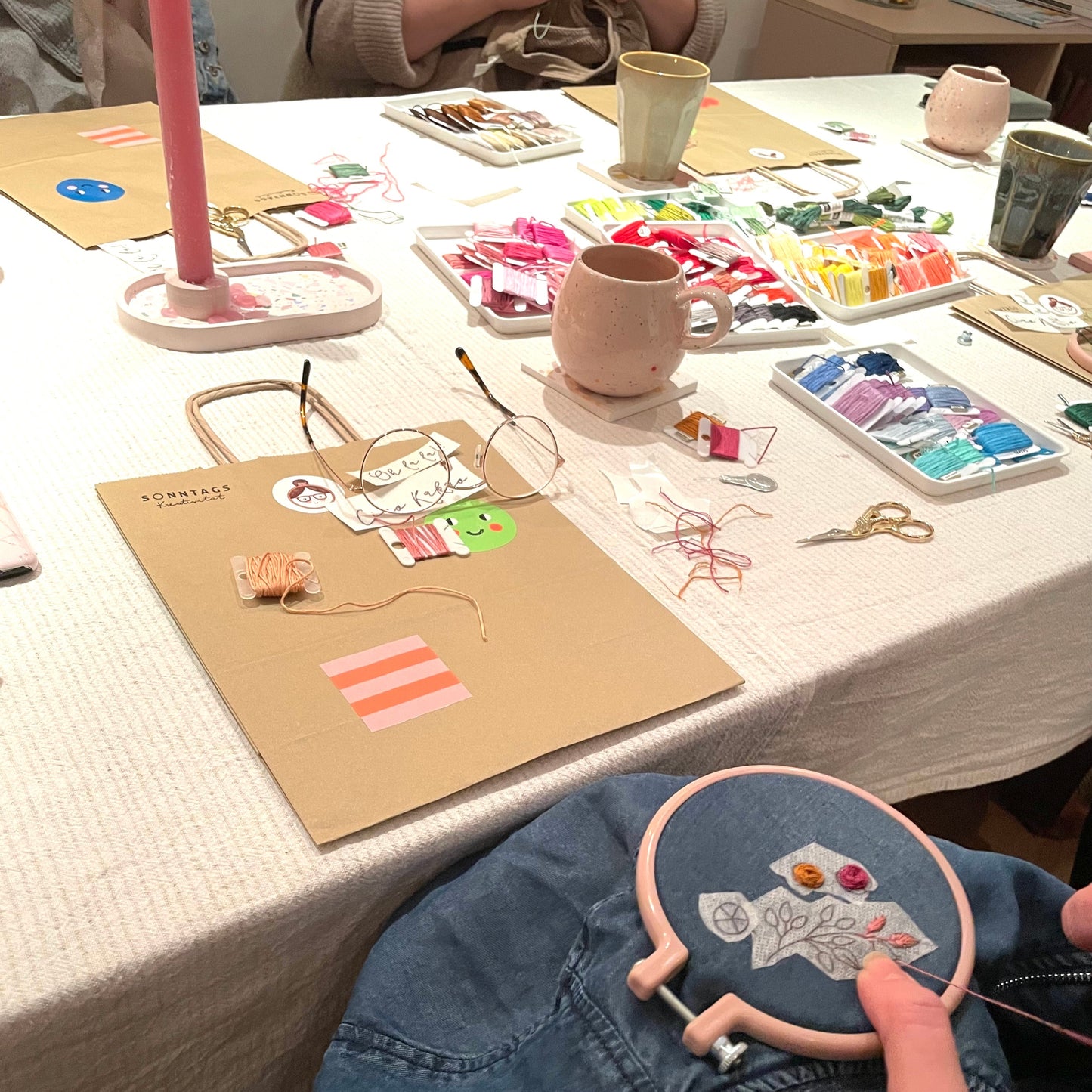 Stickkurs Düsseldorf 18.10 – Kreativer Workshop zum Kleidung besticken