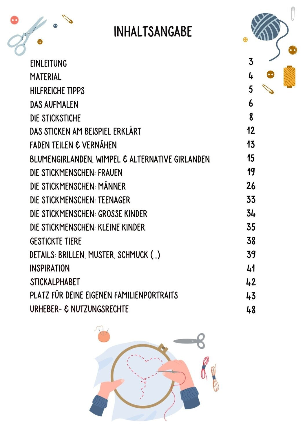 E-Book Stickmenschen Familienportrait