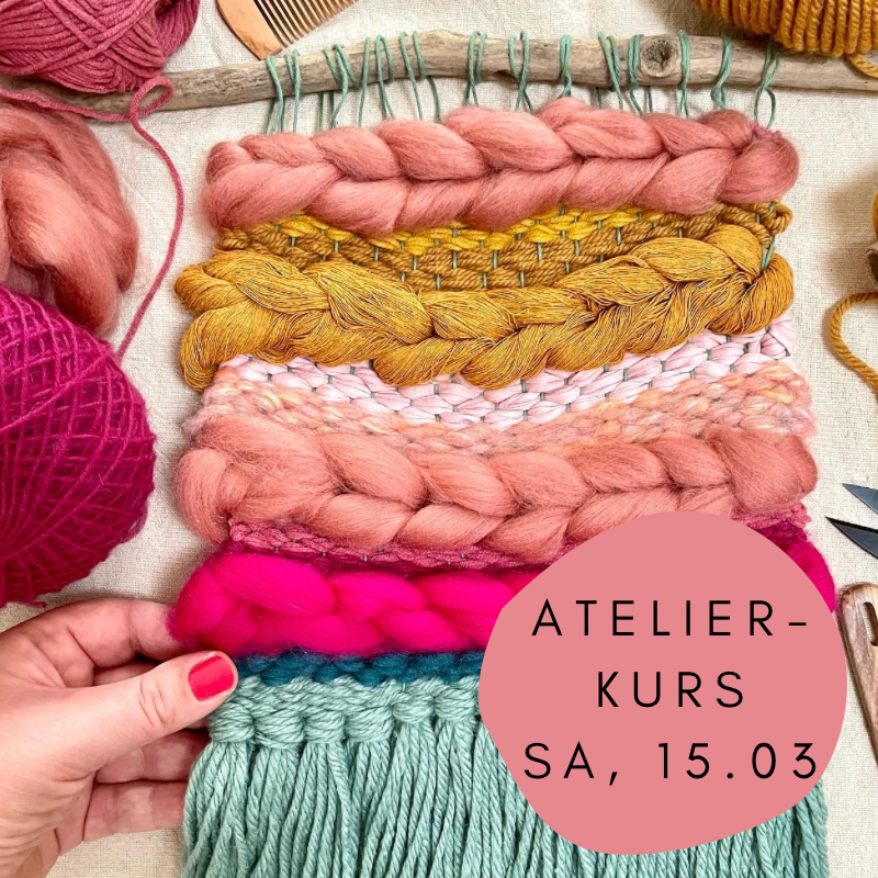 Weaving & Wine - Wall Hanging weben für Anfänger:innen Sa, 15.03 von 19.00 - 22.00 Uhr