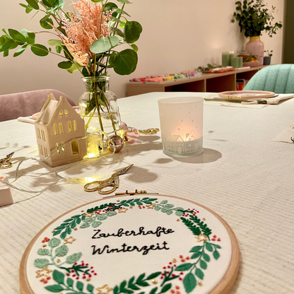 Das große Adventssticken in Düsseldof 30.11 - wir sticken Weihnachtsgeschenke