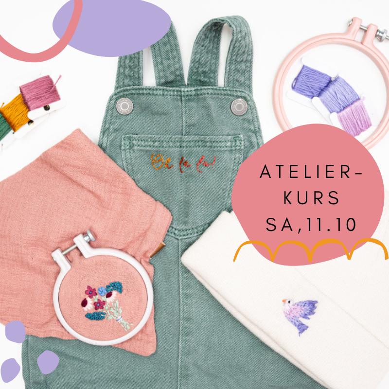 Stickkurs Düsseldorf – Kreativer Workshop zum Kleidung besticken