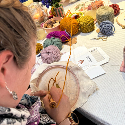 Sticken lernen mit der Punch Needle: So, 06.07 ab 14 Uhr